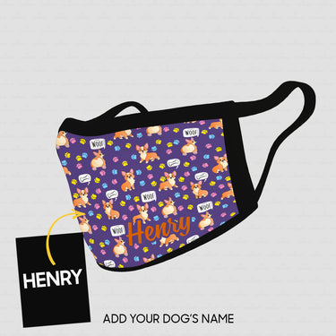 Personalized Dog Gift Idea - Cute Dogs 16 For Dog Lovers - Cloth Mask